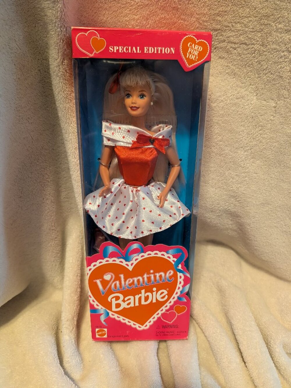 NIB 1995 Special Edition Valentine Barbie #15172